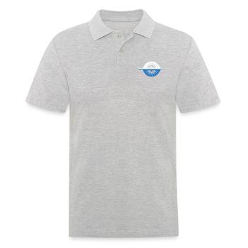 Leipzig Skyline - Männer Poloshirt - Grau meliert - Vorne - Kai (181cm)
