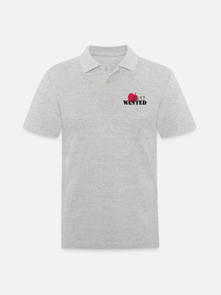 appel most wanted_Vec_3 de - Männer Poloshirt - Grau meliert
