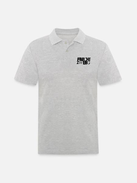 Fruchtzwerg - Männer Poloshirt - Grau meliert