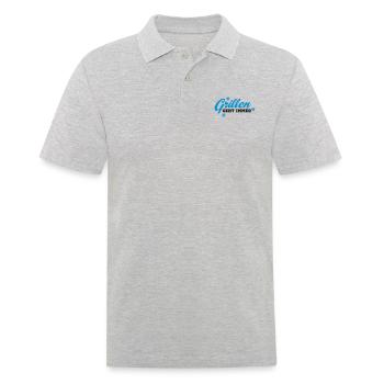 grillen - Männer Poloshirt - Grau meliert - Vorne - Kai (181cm)
