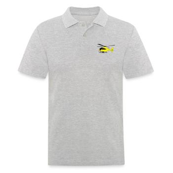 Helicopter - Men's Polo Shirt - heather grey - Front - Kai (181cm)