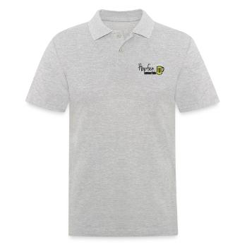 Hopfensmoothie - Männer Poloshirt - Grau meliert - Vorne - Kai (181cm)