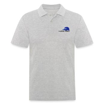 J'AIME TONY - Polo Homme - gris chiné - Devant - Kai (181cm)