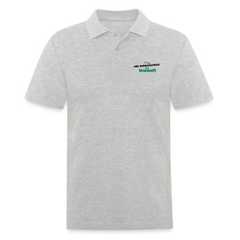 une puéricultrice - Polo Homme - gris chiné - Devant - Kai (181cm)