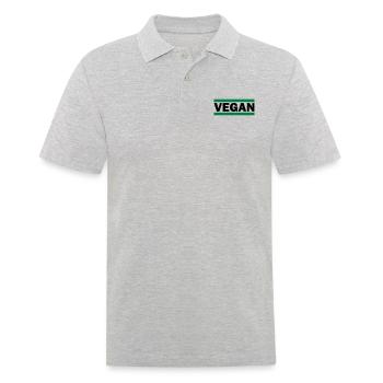 Vegan - Polo Homme - gris chiné - Devant - Kai (181cm)