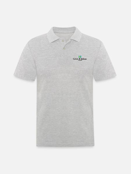 as28_cr_schweden_tour - Men's Polo Shirt - heather grey