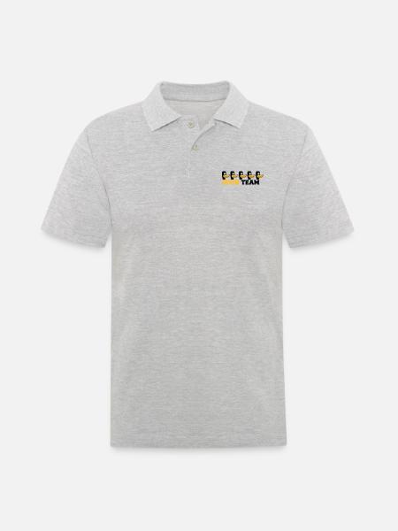 Duck Team - Polo Homme - gris chiné