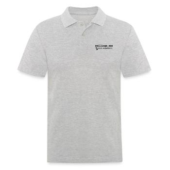 zwillinge exe - Männer Poloshirt - Grau meliert - Vorne - Kai (181cm)