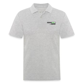loading ladebalken - Männer Poloshirt - Grau meliert - Vorne - Kai (181cm)