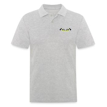 bagger 2 - Männer Poloshirt - Grau meliert - Vorne - Kai (181cm)