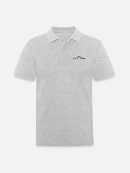 berge_002 - Men's Polo Shirt - heather grey