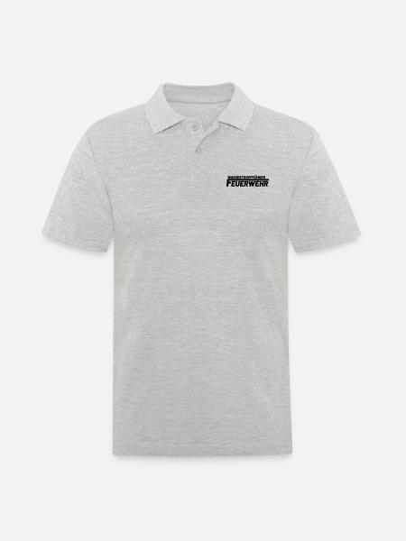 Wassertruppführer Freiwillige Feuerwehr - Männer Poloshirt - Grau meliert