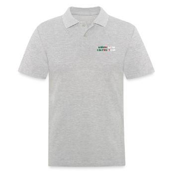 Algerisch Demi Har O Manwelich Lelor-Geschenk Algerien - Männer Poloshirt - Grau meliert - Vorne - Kai (181cm)