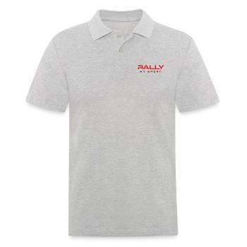 Rally my Sport 2 red black - Men's Polo Shirt - heather grey - Front - Kai (181cm)