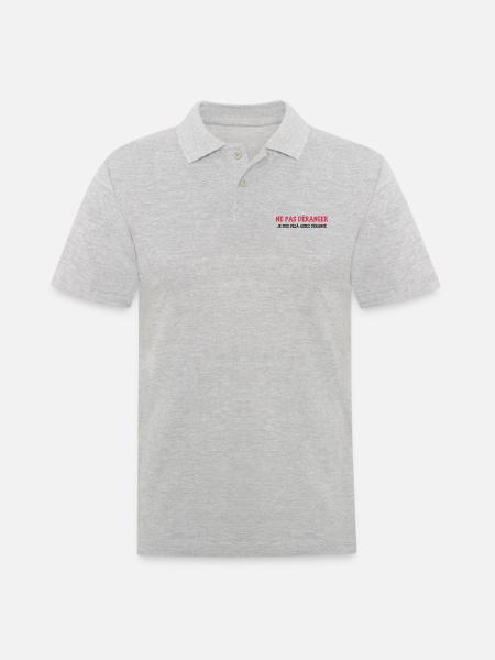 Ne pas Déranger ! - Polo Homme - gris chiné