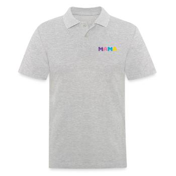 Maman - Polo Homme - gris chiné - Devant - Kai (181cm)