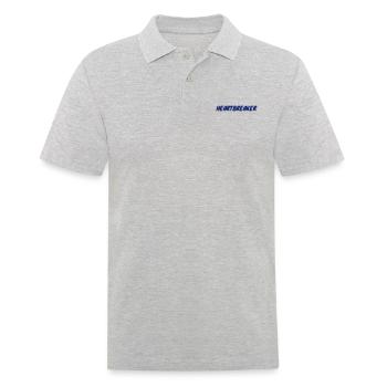 bleu crève-coeur - Polo Homme - gris chiné - Devant - Kai (181cm)