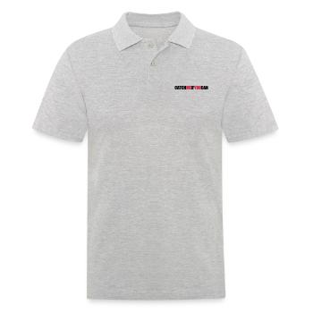 Fast Catch Me - Men's Polo Shirt - heather grey - Front - Kai (181cm)