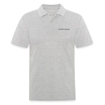 Death Metal - Männer Poloshirt - Grau meliert - Vorne - Kai (181cm)