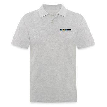 Conception du logo Puck Futin - Polo Homme - gris chiné - Devant - Kai (181cm)