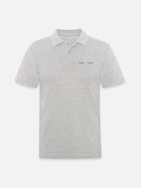 Star line - Men's Polo Shirt - heather grey