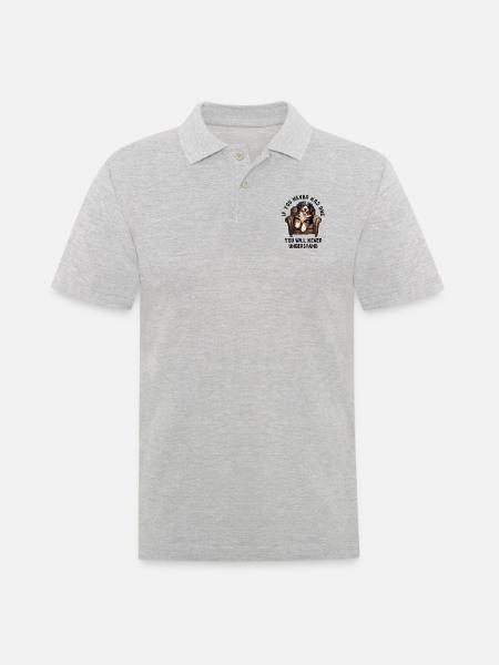 Bouvier bernois - Polo Homme - gris chiné