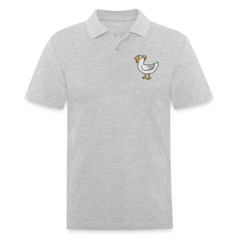 chicken - Polo Homme - gris chiné - Devant - Kai (181cm)