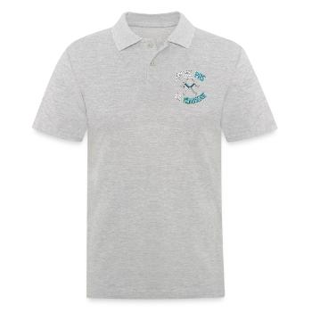 J'peux Pas J'ai Menuiserie, Funny Saying Quote job - Polo Homme - gris chiné - Devant - Kai (181cm)