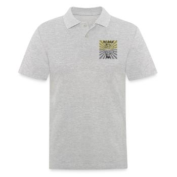 bike old school, retro bike, nerd, vintage - Men's Polo Shirt - heather grey - Front - Kai (181cm)