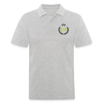 bier wappen 1 - Männer Poloshirt - Grau meliert - Vorne - Kai (181cm)