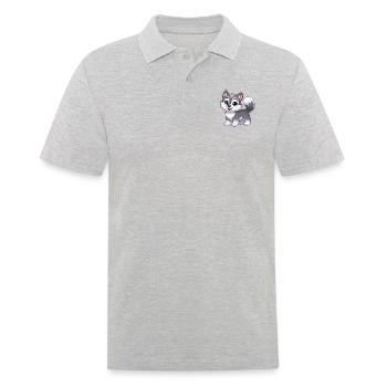 wolf 12 - Polo Homme - gris chiné - Devant - Kai (181cm)