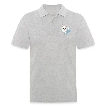spitz 5 - Polo Homme - gris chiné - Devant - Kai (181cm)