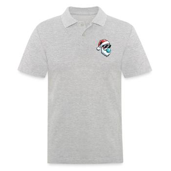 santa fun - Polo Homme - gris chiné - Devant - Kai (181cm)