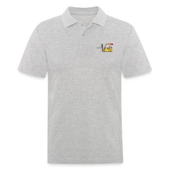 Türkischer Staplerfahrer Cay Döner - Männer Poloshirt - Grau meliert - Vorne - Kai (181cm)