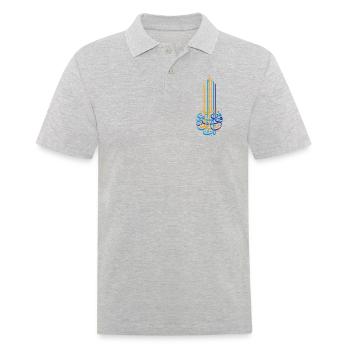 ghofranak - يا غافر الذنب غفرانك - Men's Polo Shirt - heather grey - Front - Kai (181cm)