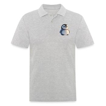Pingouin - Polo Homme - gris chiné - Devant - Kai (181cm)