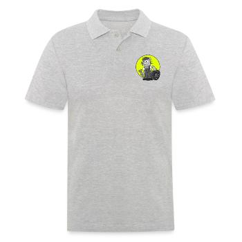 Beruf KFZ-Mechaniker Retro - Männer Poloshirt - Grau meliert - Vorne - Kai (181cm)