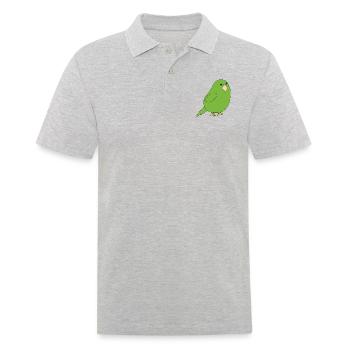 perruche ondulée - Polo Homme - gris chiné - Devant - Kai (181cm)