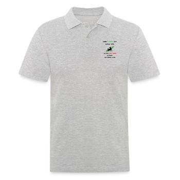Trading Spruch Candlesticks Trend online Börse - Männer Poloshirt - Grau meliert - Vorne - Kai (181cm)