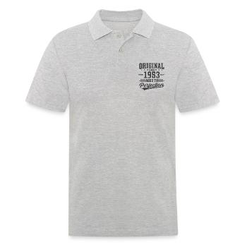 Original since 1953 - Men's Polo Shirt - heather grey - Front - Kai (181cm)