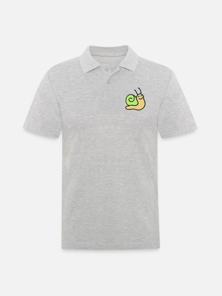 Vis Joyeux 3 - Polo Homme - gris chiné