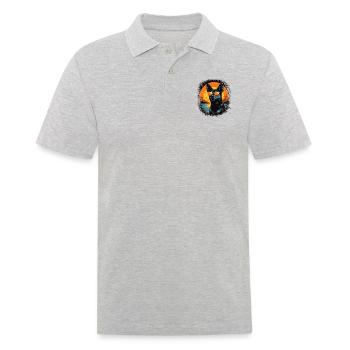 Dog Friendly Animal Rights DogWalking Beagle Love - Polo Homme - gris chiné - Devant - Kai (181cm)