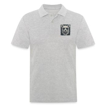 Baby Aussie Down Under Puns Joke Adorable - Polo Homme - gris chiné - Devant - Kai (181cm)