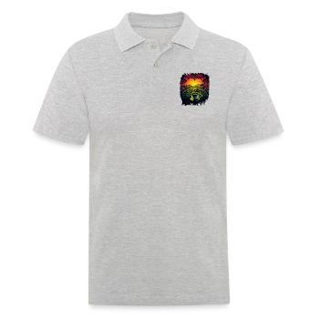 feminism lgbt 50th birthday jokes transgender - Men's Polo Shirt - heather grey - Front - Kai (181cm)