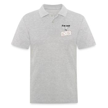 I’m not weird, I’m limited edition. - Men's Polo Shirt - heather grey - Front - Kai (181cm)