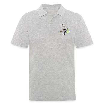 Vogel - Männer Poloshirt - Grau meliert - Vorne - Kai (181cm)