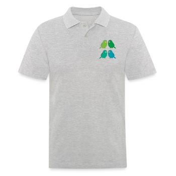 Perruche 4fold - Polo Homme - gris chiné - Devant - Kai (181cm)