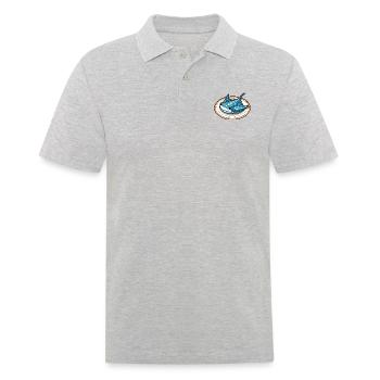 Manta Platte - Männer Poloshirt - Grau meliert - Vorne - Kai (181cm)