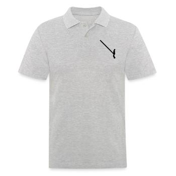 de jeter le Caber - Polo Homme - gris chiné - Devant - Kai (181cm)