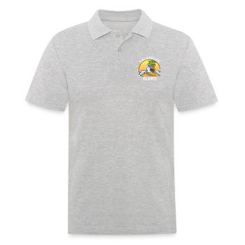 Tölpel Seevögel Blaufußtölpel - Männer Poloshirt - Grau meliert - Vorne - Kai (181cm)